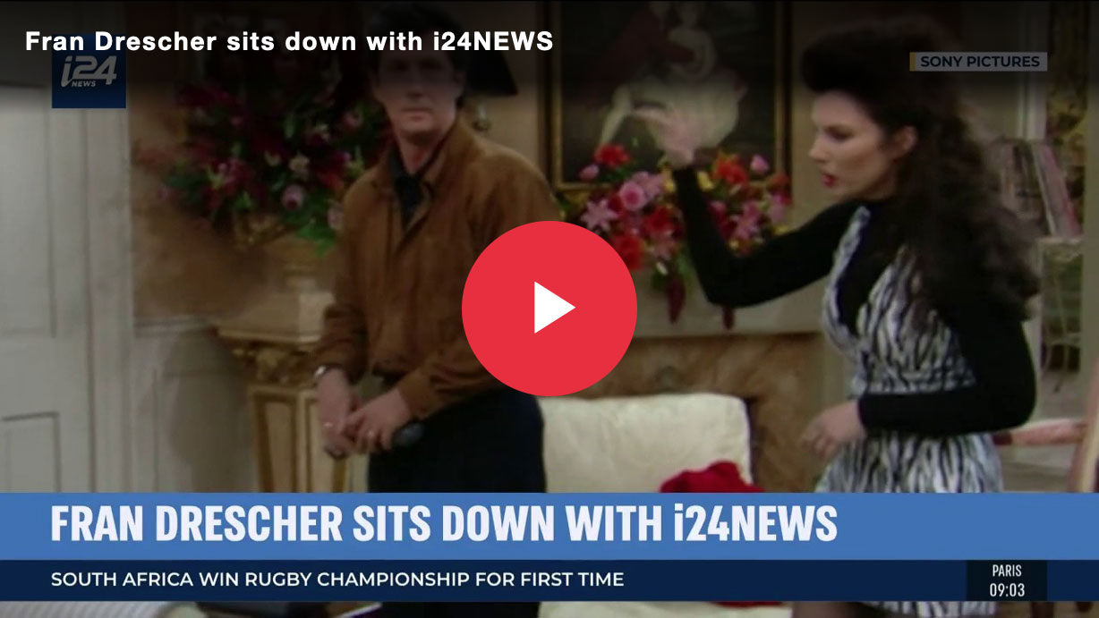 WATCH i24NEWS Exclusive Interview with 'The Nanny' Star Fran Drescher