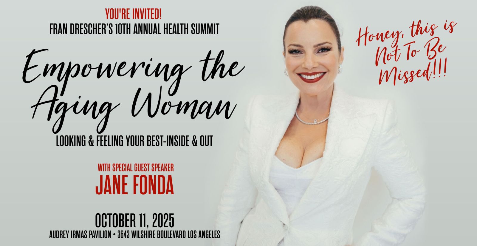 Fran Drescher's 10th Annual Health Summit